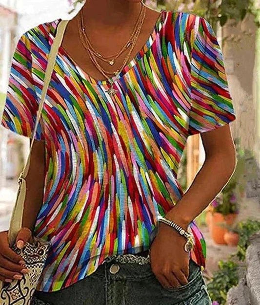 Top Décontracté à Imprimé Floral pour Femmes - Marie Montel