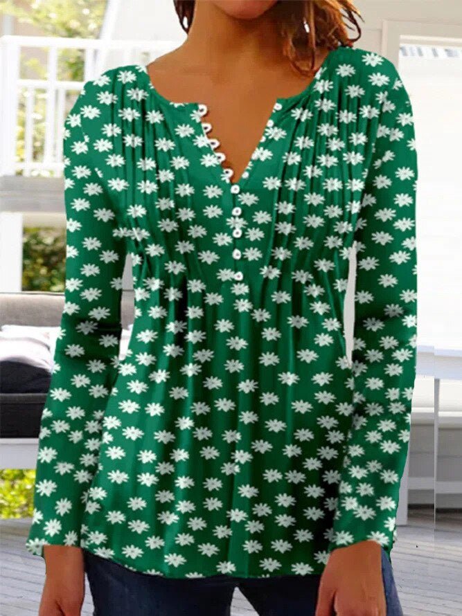 Top Élégant à Imprimé Floral pour Femmes - Marie Montel