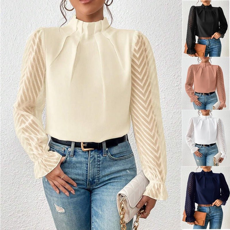 Top Élégant à Manches Longues pour Femmes - Marie Montel