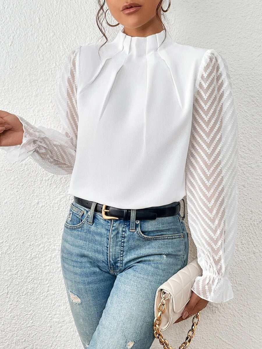 Top Élégant à Manches Longues pour Femmes - Marie Montel