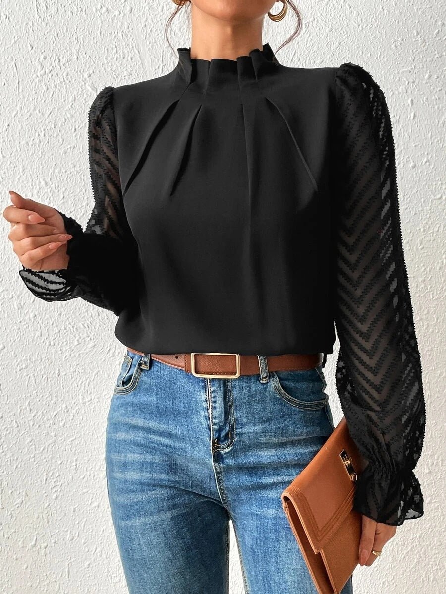 Top Élégant à Manches Longues pour Femmes - Marie Montel