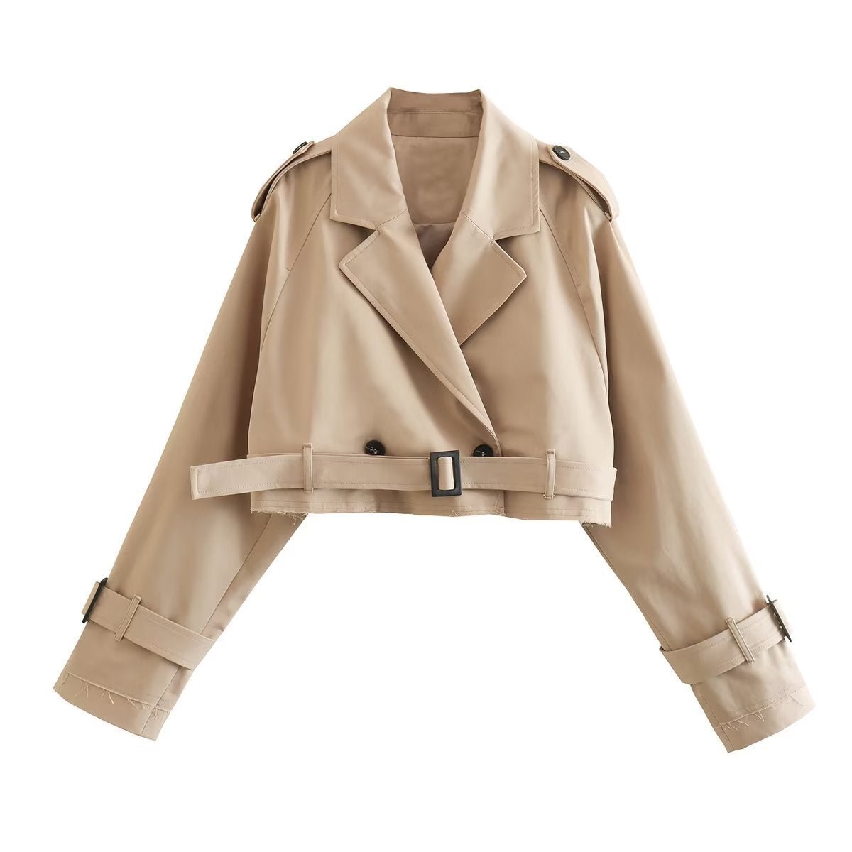 Trenchcoat Élégant en V pour Femmes - Marie Montel