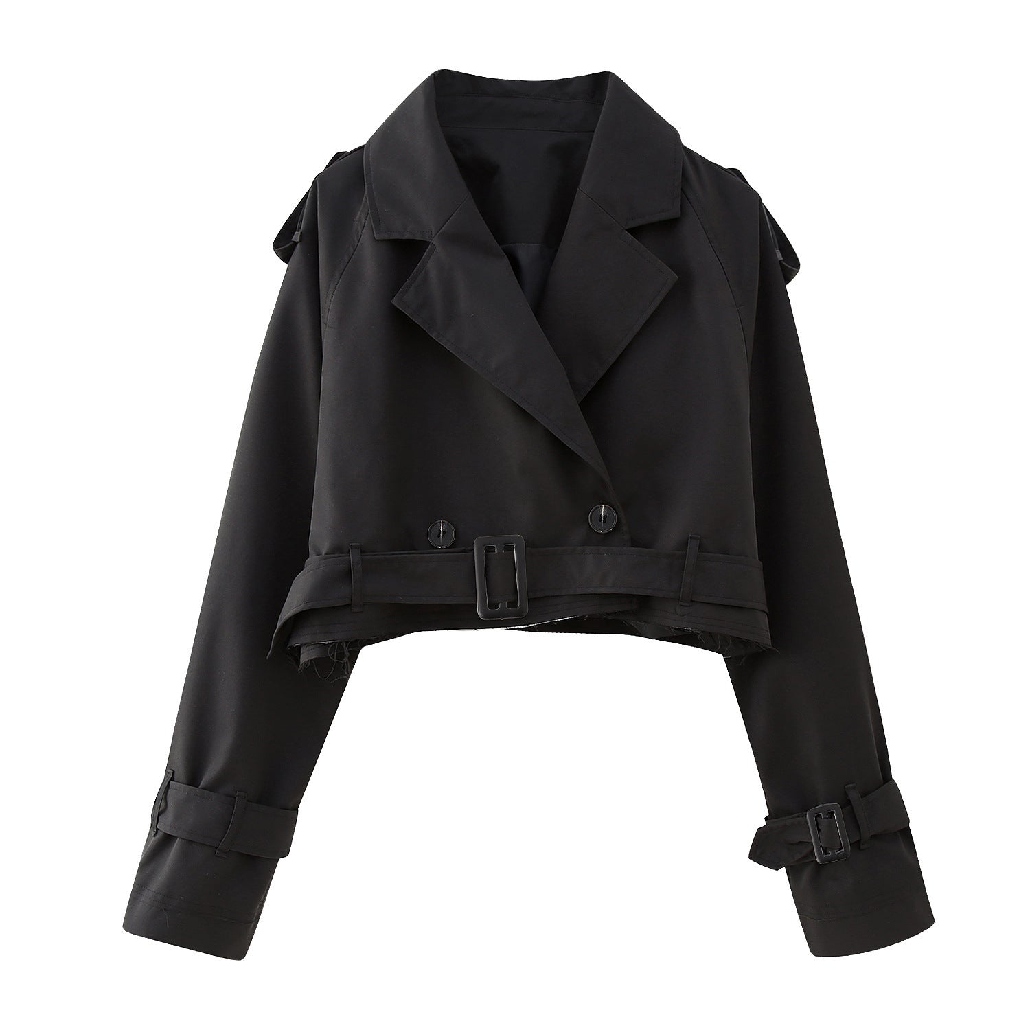Trenchcoat Élégant en V pour Femmes - Marie Montel