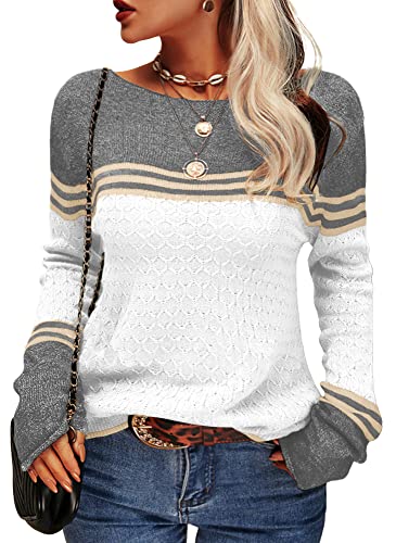 Pullover Chic à Manches Longues pour Femmes