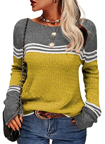 Pullover Chic à Manches Longues pour Femmes