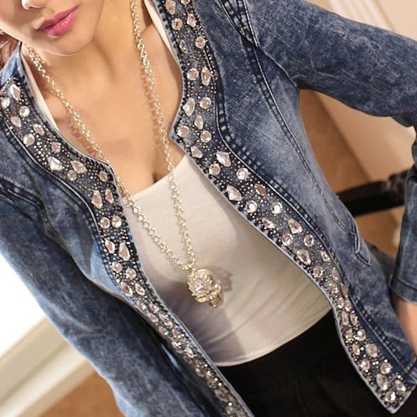 Veste Courte à Paillettes pour Femmes - Marie Montel