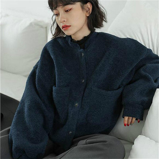Veste Élégante en Laine Mélangée pour Femmes - Marie Montel