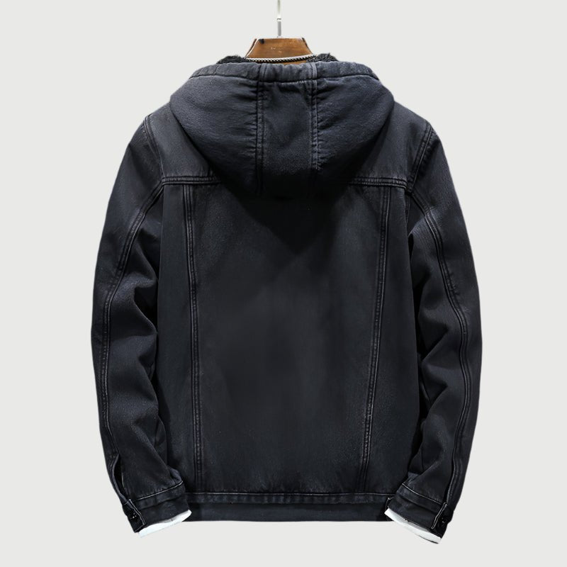 Veste en Jean Doublée avec Col pour Hommes - Marie Montel