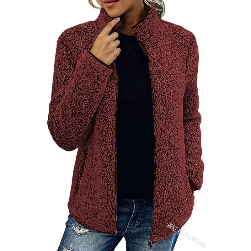 Veste en Polaire d'Hiver Chic pour Femmes - Marie Montel