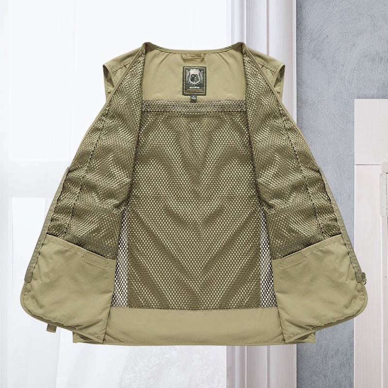 Veste Légère à Multi Poches pour Hommes - Marie Montel