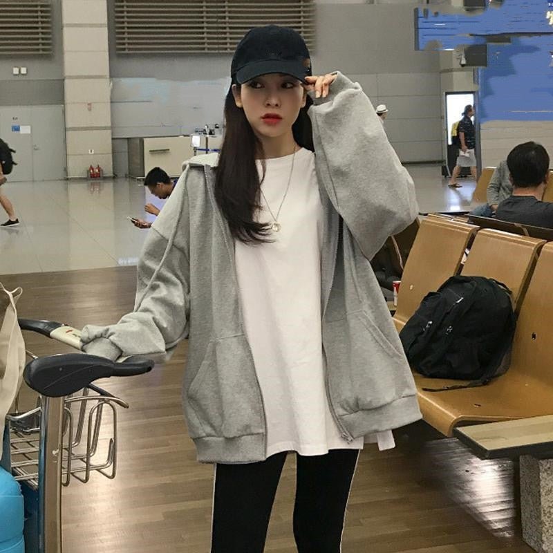 Veste Oversize à Capuche avec Poches pour Femmes - Marie Montel