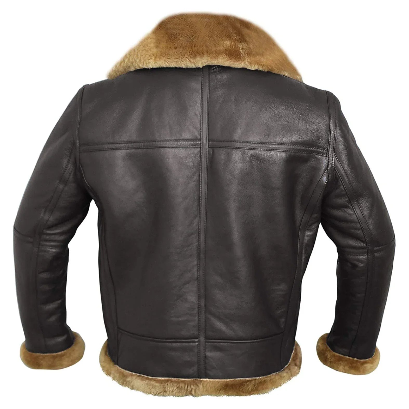 Veste Pilote en Cuir pour Homme - Marie Montel
