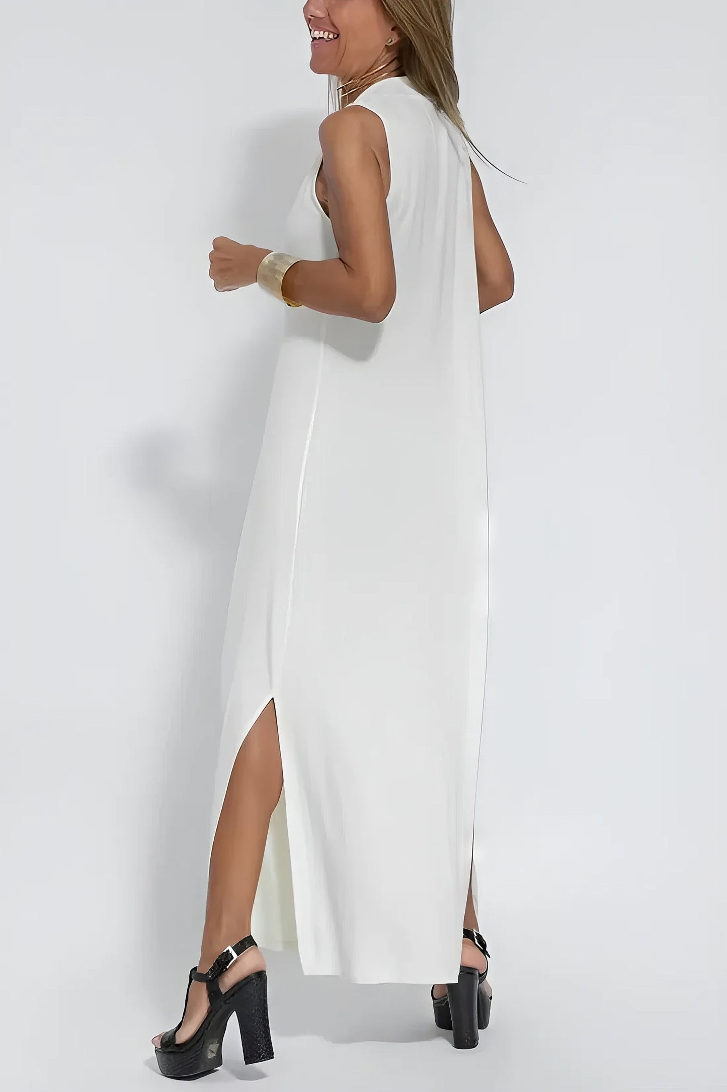 Robe Longue Élégante avec Cardigan Assorti pour Femmes
